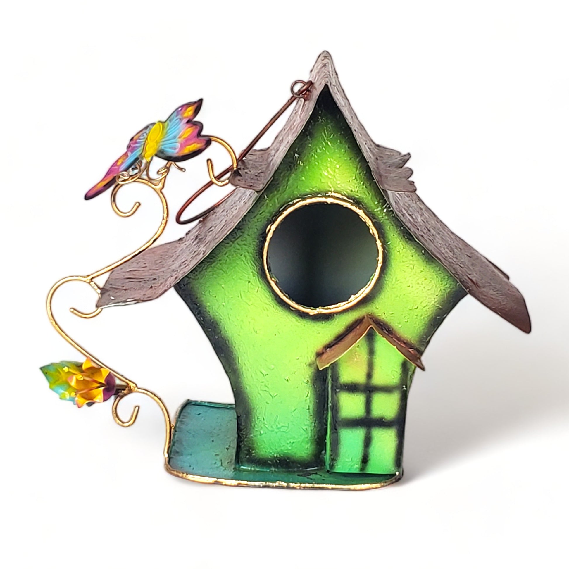 Decorative Bird House - Green - Chaiya Home & Garden Decor