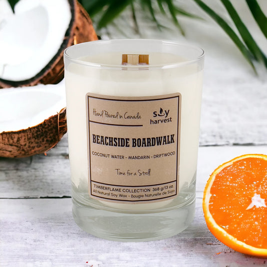 "Beachside Boardwalk" Timberflame Candle - Chaiya Home & Garden Decor