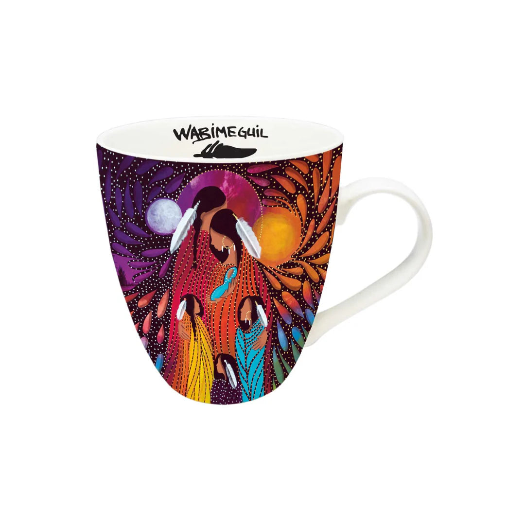 "Family" Indigenous Art Mug - Chaiya Home & Garden Decor