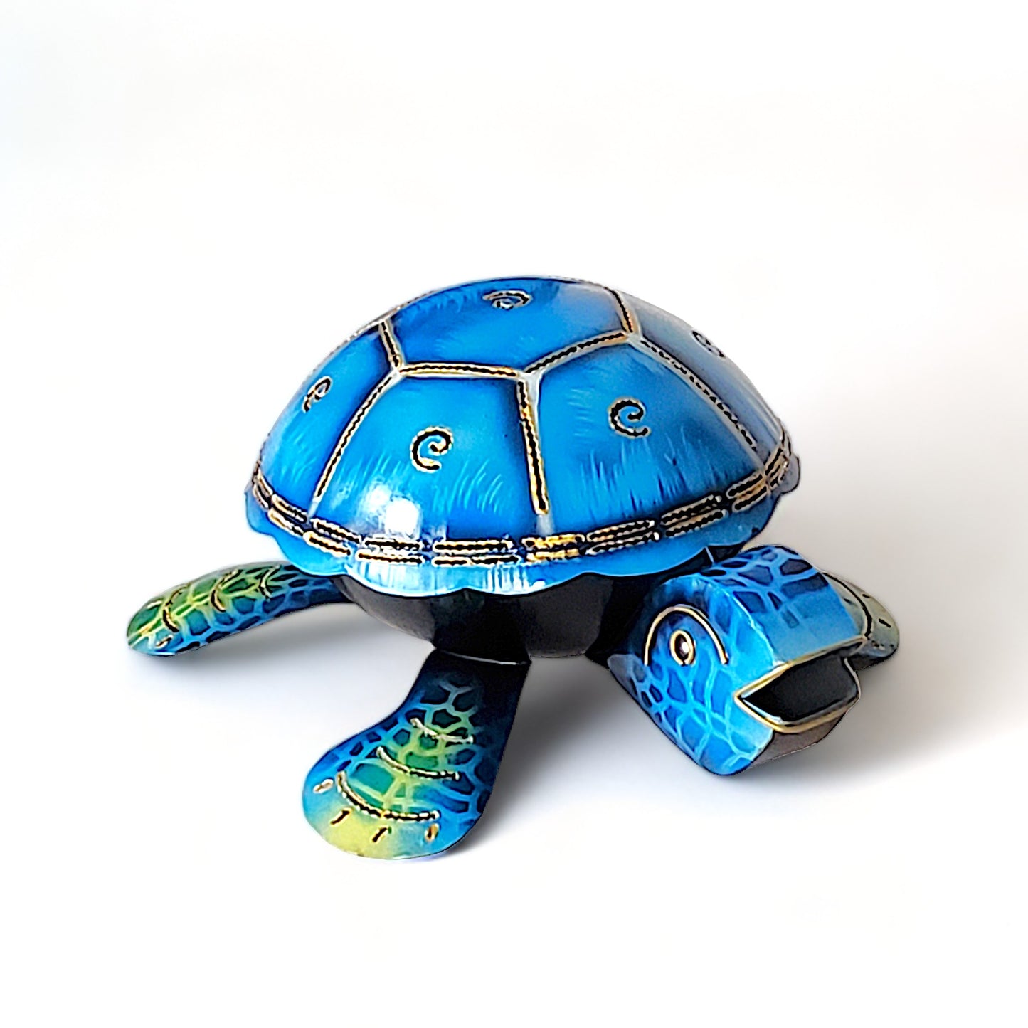 Turtle Mosquito Coil Holder - Blue - Chaiya Home & Garden Decor