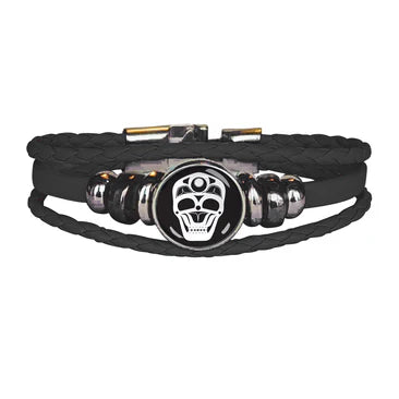 "Skull" Leatherette Bracelet