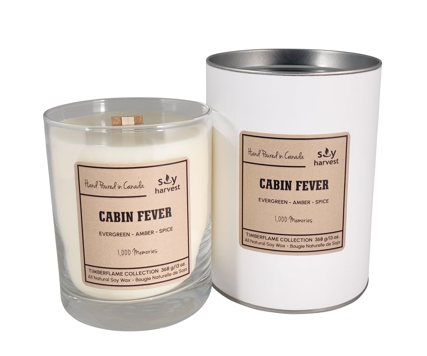 "Cabin Fever" Timberflame Candle - Chaiya Home & Garden Decor