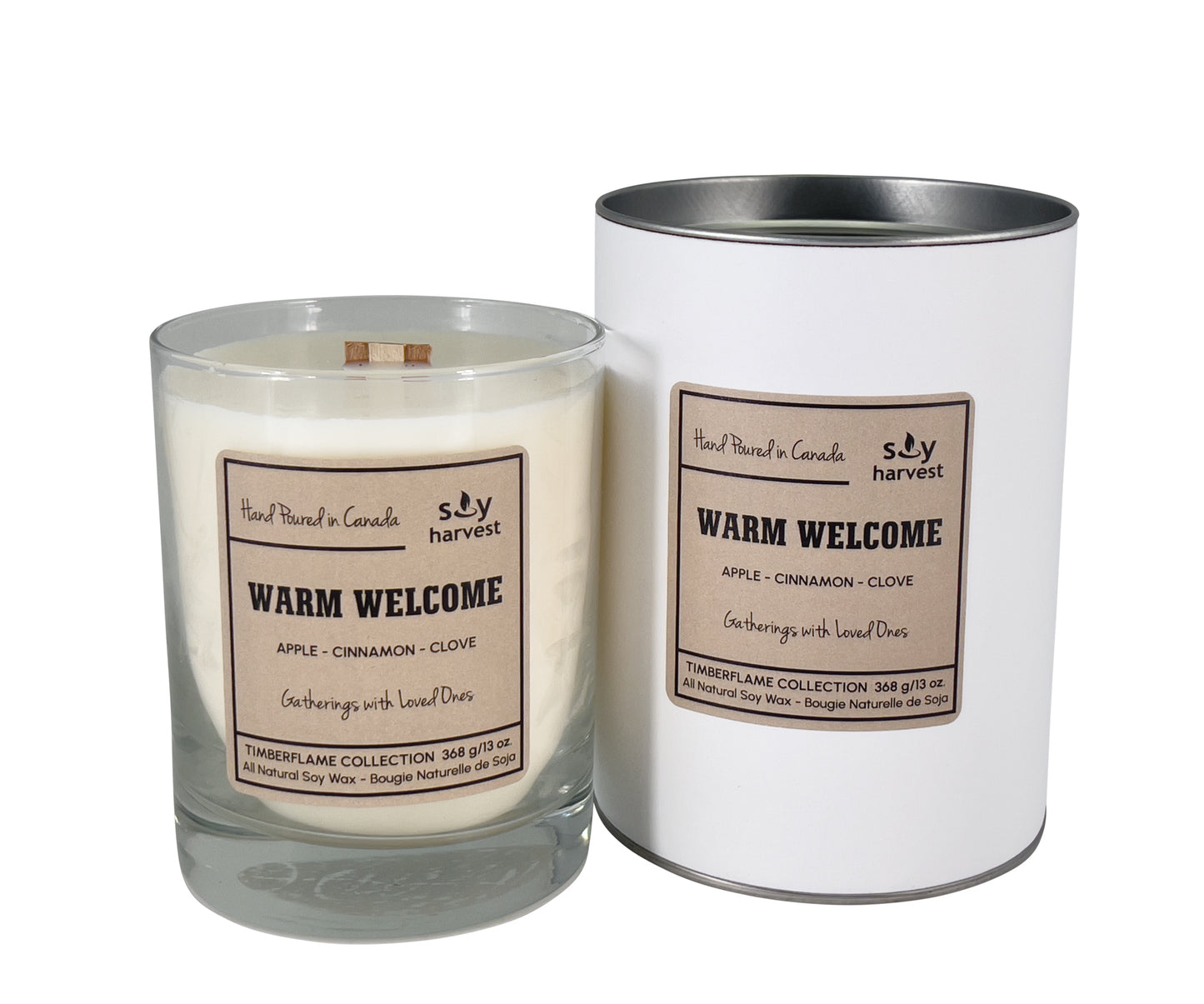 "Warm Welcome" Timberflame Candle - Chaiya Home & Garden Decor