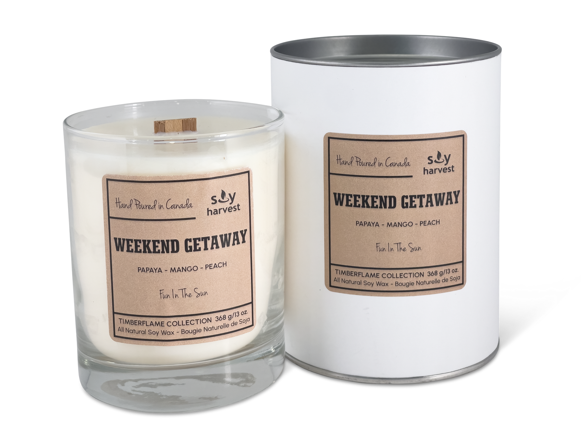 "Weekend Getaway" Timberflame Candle - Chaiya Home & Garden Decor