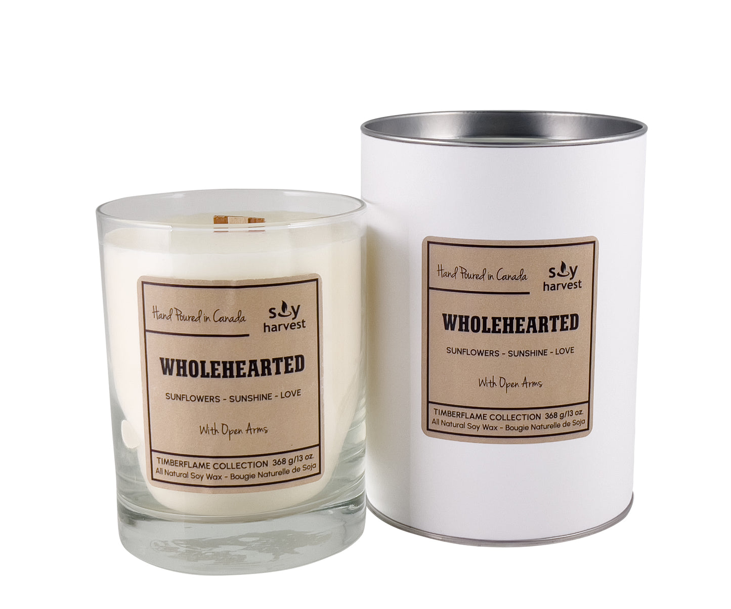 "Wholehearted" Timberflame Candle - Chaiya Home & Garden Decor