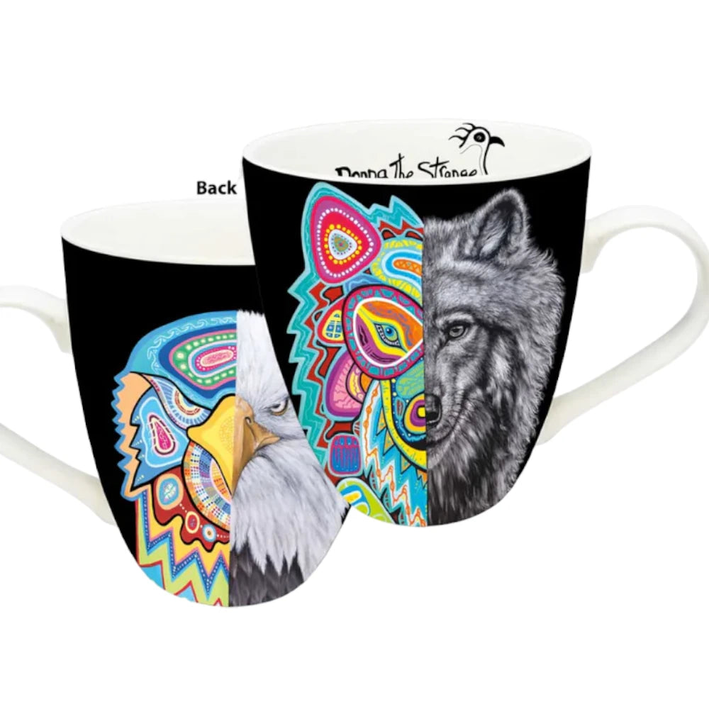 "Thaddeus and Cassius" Indigenous Art Mug - Chaiya Home & Garden Decor