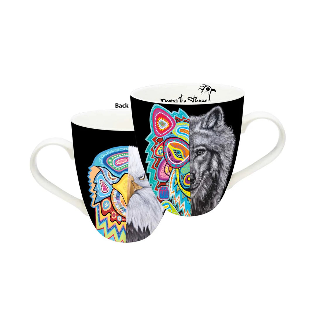 "Thaddeus and Cassius" Indigenous Art Mug - Chaiya Home & Garden Decor