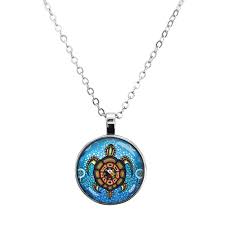 "Medicine Turtle" Dome Necklace