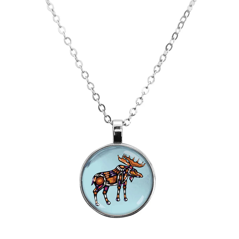 "Moose" Dome Necklace