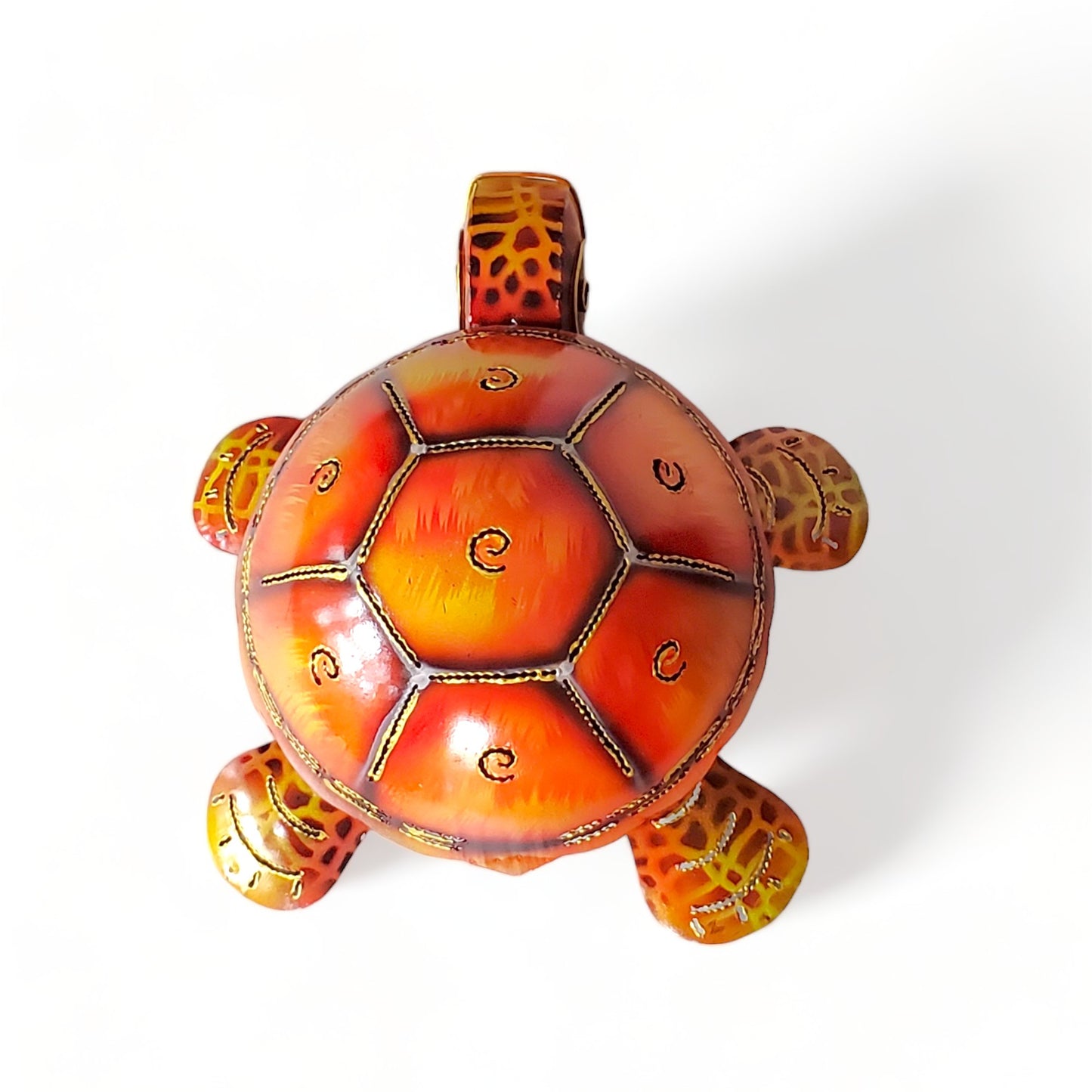 Turtle Mosquito Coil Holder - Orange - Chaiya Home & Garden Decor