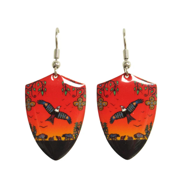 "Seven Grandfather Teachings" Gallery Earrings