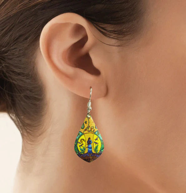 "Strong Earth Woman" Gallery Earrings